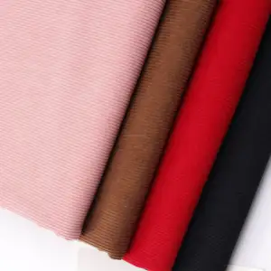 Wholesale Solid Color Microfiber 11 Pit Corduroy Factory Price Fashion Polyester Fabric For Clothing Jacket Coat