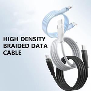 Cable <span class=keywords><strong>USB</strong></span> <span class=keywords><strong>C</strong></span> Trenzado PD de 120W, 6A, Carga Súper Rápida, Transferencia de Datos, para iPhone 17, Samsung S25 Ultra, Laptop, Auto - Product Image 3