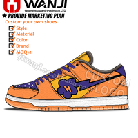 Baskets à la mode pour hommes personnalisés en usine logo OEM style basket-ball chaussures de sport décontractées blanches et noires pour hommes sur mesure