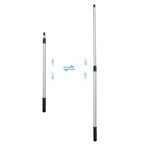 Varilla telescópica de poste de extensión de aluminio palo de escoba telescópico con 2 secciones para extender la longitud de 29 a 52 pulgadas - Product Image 1