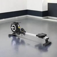 Vente en gros : Rameur d'intérieur commercial avec écran LED, 8 niveaux de résistance, cadre en acier et aluminium, équipement de fitness