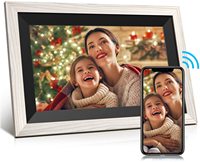 Toptan 10 "resim çerçevesi IPS HD ekran 1280x800 App kontrolü kablosuz bulut 16GB 10 inç WIFI NFT dijital fotoğraf çerçevesi