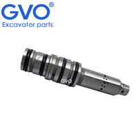 Vanne pilote rotative GVO 3266410, Vanne anti-tremblement, Vanne de priorité de rotation, Vanne sélectrice pour excavatrices 320C 324D, Pièces de rechange pour vanne