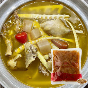 Mélange authentique pour <span class=keywords><strong>soupe</strong></span> de radis aigres de canard combiné à des sauces asiatiques, épices mélangées, assaisonnements pour marmites, condiments et mélanges d'épices - Product Image 1