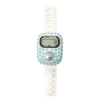 Compteur numérique Tasbih, compteur de doigt, compteur de Tasbeeh Zikrmatic pour musulmans, avec cristal, cadeau islamique pour mariage et Aïd
