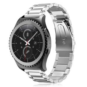 Bracelet de rechange en métal en acier inoxydable 20mm pour <span class=keywords><strong>Samsung</strong></span> <span class=keywords><strong>Gear</strong></span> <span class=keywords><strong>S2</strong></span> pour Sm-R720/R730 Bracelet de remplacement de montre - Product Image 5