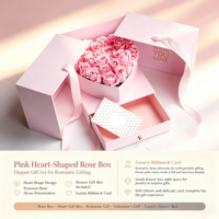 Boîtes rigides en carton pour gâteaux, fleurs, surprises, en forme de cœur, avec impression mate, design personnalisé, matériaux recyclés de luxe, emballage cadeau