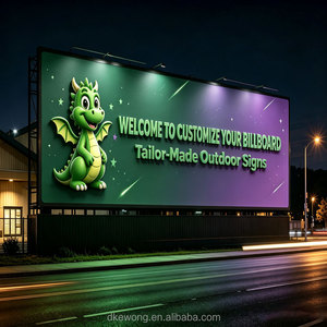 Panneau publicitaire extérieur 3D personnalisé A165 avec design de dragon de dessin animé, imperméable, sur mesure pour la décoration de devanture de magasin - Product Image 1