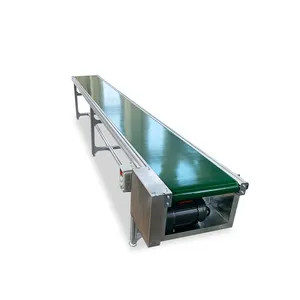 Green PVC Belt Conveyor Automatic Industrial Light Box Loading Unloading conveyor for Warehouse Convoyeur Tapis