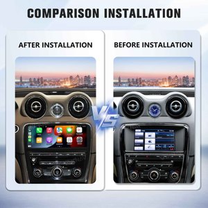 Autoradio Android Viknav avec écran tactile et CarPlay sans fil pour Jaguar XJ XJL XJR 2009-2018, mise à niveau du tableau de bord numérique - Product Image 2