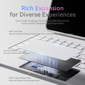 Nouveau clavier magique en alliage RUIDIAN RD02C, fin et compatible avec l'<span class=keywords><strong>iPad</strong></span> Pro 11 pouces M4, transfert par clé USB TYPF-C - Product Image 5
