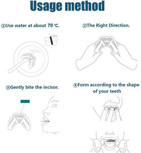 Cấp thực phẩm EVA trợ giúp giấc ngủ công cụ ngủ bền thoáng khí thể thao Mouthguard - Product Image 3