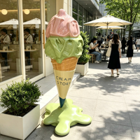 Op maat gemaakte FRP glasvezel cartoonfiguur grote buiten sculptuur mens dier verzamelmodel winkelcentrum landschapsdecoratie