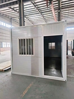 Maison Modulaire Préfabriquée Conteneur Plat de 20 Pieds Conteneur WC Maison Conteneurisée