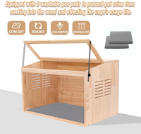 Cage à hamster en bois écologique, résistante aux morsures, personnalisable, pas chère, avec forme sur mesure 24x16x16 pouces pour l'élevage de rats/souris