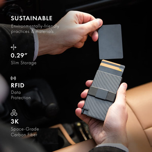 USA Delivered Duty Paid DDP Card Holder Pop up Wallet Titulaire de la carte de crédit avec support pour carte <span class=keywords><strong>Cewe</strong></span> - Product Image 4