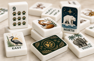MeldVerse Professional Casino Quality Durable Acrylic Classic American <b>Mahjong</b> Tiles for Gift and Retail for Adults Portable <b>Set</b> - Product Image 2