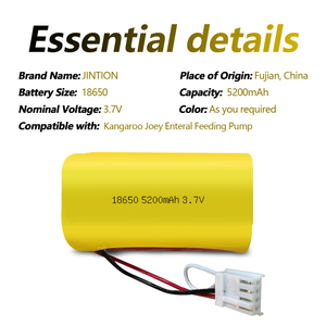 Baterai Pengganti Li-Ion JINTION 3.7V 5200mAh untuk Pompa Pemberian Makan Enteral Kangaroo Joey F010506 - Product Image 4