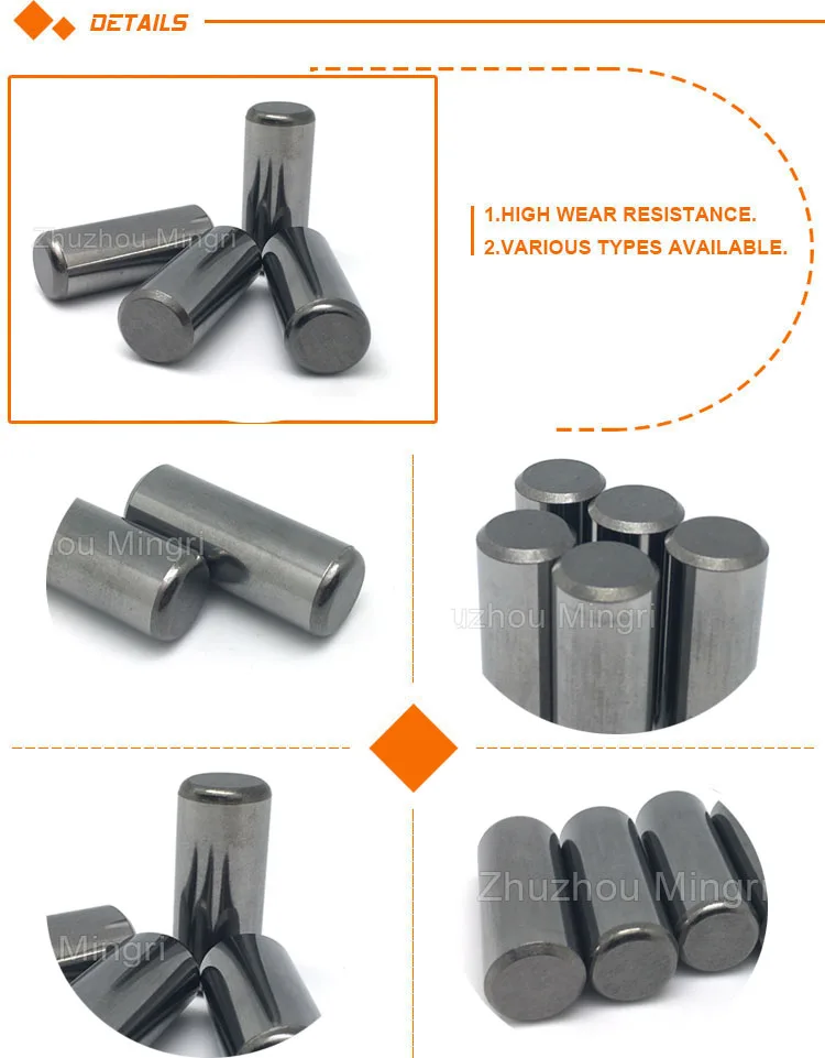 Carbide Buttons / Hpgr Tungsten Carbide Cement Grinding Studs From China