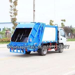 Mini 4X2 Faw <span class=keywords><strong>4</strong></span> Cbm Afval Truck Vuilnispers Laden En Lossen Sanitaire Voorzieningen Vrachtwagens Te Koop - Product Image 4