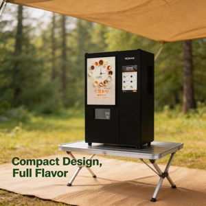 Máquina Expendedora de Café Recién Molido Totalmente Automática SY-200 con Máquina de Hielo, Pantalla Táctil de 27 Pulgadas y Pago por Código QR - Product Image 5