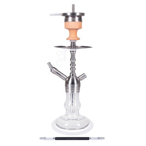 Mini Shisha Venta superior Alta calidad Plata Acero inoxidable 40CM <span class=keywords><strong>Amy</strong></span> <span class=keywords><strong>Deluxe</strong></span> Hookah Narguile Shisha Fumar Set Hookah - Product Image 3