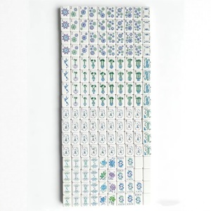 Mahjong américain en acrylique bleu glacé à quatre couches, une version nouvelle et améliorée pour l'exportation, plus épaisse et conçue pour un usage domestique - Product Image 4