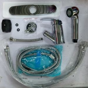 Robinet de cuisine en alliage de zinc et cuivre, extractible, chaud/froid, télescopique, en céramique, monocommande, pour évier de lavage de légumes, douche extérieure - Product Image 1