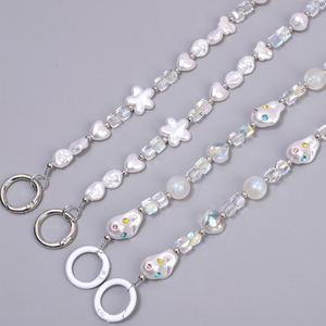 Hermosos colgantes de diamantes coloridos, estrellas de cinco puntas, forma de corazón, correa de cordón para teléfono móvil Popular, ajuste Universal, teléfonos de 120cm - Product Image 5
