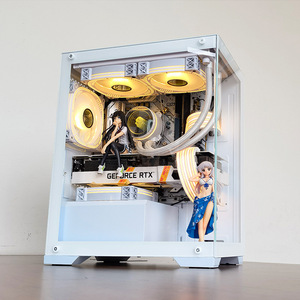 Direktvertrieb MINI White Sea View Room Prism Unterstützt 240 Wasserkühlung/M-ATX Motherboard Mid-Tower Desktop ATX Computergehäuse - Product Image 1