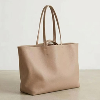 Sac à main en cuir moderne et minimaliste, grand format, esthétique luxe discret, pour le quotidien et les voyages, service sur mesure pour femmes, direct usine
