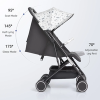 Poussette parapluie de voyage légère, poussette bébé pliable compacte et portable pour des déplacements faciles et des voyages en ville