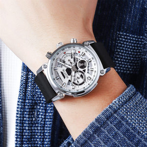 Scottie 3006c tùy chỉnh đầy đủ tính năng mới của người đàn ông da Thạch Anh ngày xem Nam Đồng hồ cổ điển Nhật Bản Phong Trào Đồng hồ cho nam giới sang trọng - Product Image 2