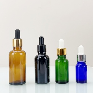 Hot Sale pink Glass Essential Oil Bottle with Silver Dropper Cap 10ml 15ml 20ml 30ml 50ml 100ml Cosmetic Essential Oil Bottle - Product Image 3