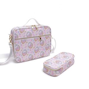 Custom Printed Pattern Nylon <b>Lunch</b> <b>Bag</b> Waterproof Zipper Travel School Kids Thermal Cute Cooler Insulated <b>Lunch</b> <b>Boxes</b> <b>Lunch</b> <b>Bags</b> - Product Image 1