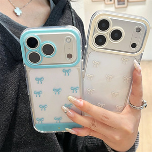 Nouvelle <span class=keywords><strong>Coque</strong></span> de Téléphone Mignonne et Colorée avec Nœud pour <span class=keywords><strong>iPhone</strong></span> 17 16 15 14 13 Pro Max, avec <span class=keywords><strong>Induction</strong></span> Vocale et Flash d'Appel Entrant - Product Image 4
