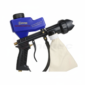 Outil de sablage pneumatique sans poussière avec récupération de sable de 90% LEMATEC AS118 pour un sablage écologique - Product Image 1