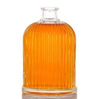 Grand flacon diffuseur de parfum en verre transparent de luxe de 1000 ml en stock avec bouchon
