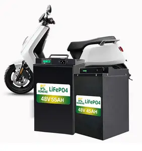 48V E-Bike Accu 32ah/45ah/55ah Lithiumbatterij Voor 200W/ 350W/ 500W/ 750W/ 1000W Elektrische Motorfiets Accu