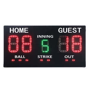 GANXIN LED Electronic Digital Baseball Scoreboard Softball Sports Training <strong>Match</strong> Practice Score Keeper Board With Remote - Product Image 1