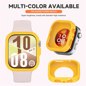 Protection d'écran Smartwatch Silicone Smart Watch Case pour Huawei Watch Fit 4 <span class=keywords><strong>Pro</strong></span> Cover Protecteur d'écran - Product Image 3