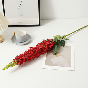 Flor Artificial de Delphinium de Tallo Único Hecha a Mano al por Mayor, Estilo Nórdico, Decoración para el Día de la Madre y San Valentín - Product Image 3