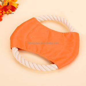 Juguetes Voladores para Perros <span class=keywords><strong>de</strong></span> Tela Resistente con Logotipo Personalizado Promocional <span class=keywords><strong>de</strong></span> Alta Calidad 2026, Cuerda <span class=keywords><strong>de</strong></span> Algodón Tejida, Tamaño Pequeño - Product Image 4