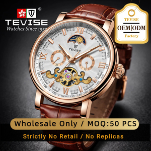 Reloj Mecánico TEVISE de Alta Calidad para Hombre, Resistente al Agua 3ATM, Fabricante de Relojes Personalizados, Reloj Automático para Hombre - Product Image 1