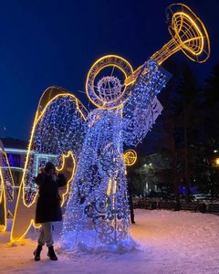Customized Angel Shape LED Christmas <b>Light</b> Decoration Indoor Outdoor Holiday Display for Commercial Scene - Product Image 2