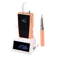 Nouvelle arrivée haute puissance 85W Brushless écran Lcd 2 en 1 perceuse à ongles 45000 tr/min pour manucure