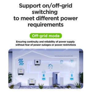 Công suất cao 200kwh 6KW MPPT Inverter pin hệ thống có thể cho năng lượng mặt trời hệ thống cả ngày nhà sao lưu đa đơn vị thiết kế song song năng lượng - Product Image 4