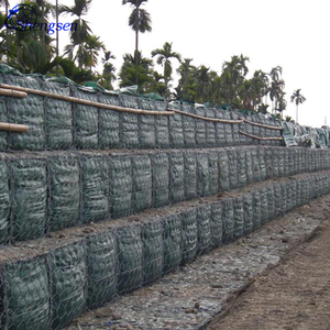 Grillage Gabion Soudé Galvanisé Galfan à Tissage Sergé/Néerlandais pour Mur de Gabions, Clôture, Paniers, Bords de Rivière, Jardin, Mascons et Fil de Lissage - Product Image 4