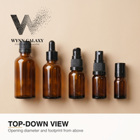 Bouteilles en verre ambré avec pulvérisateur à gâchette fine pour toner, brume faciale, eau capillaire – Fournisseur de contenants d'emballage