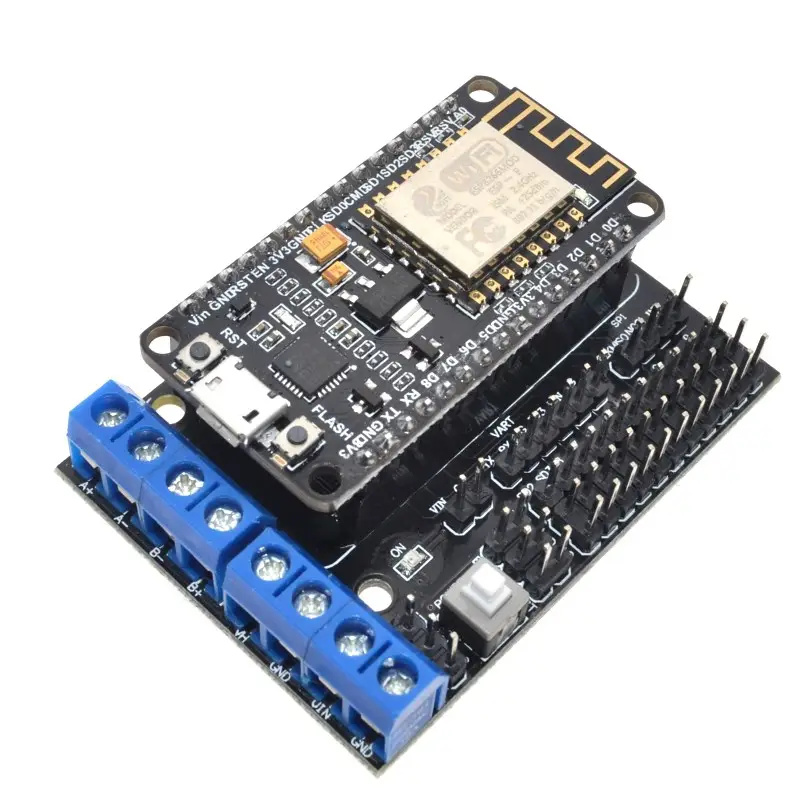 Узел MCU развивающий набор узел MCU + двигатель щит Оптовая Продажа esp8266 Wi-Fi модуль Esp-12e diy rc игрушки с дистанционным управлением